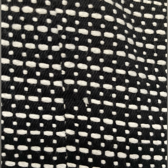 Cynthia Rowley Blazer size M black and white woven design 100% cotton - Picture 5 of 5